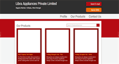 Desktop Screenshot of librahomeappliances.com